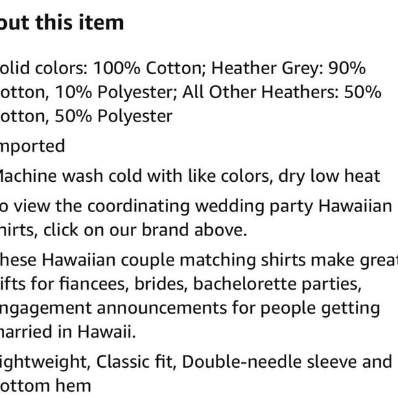 Aloha - Bundle of Bride & Groom Pineapple Shirts - Picture 4 of 13
